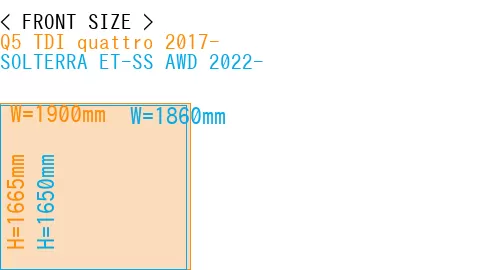 #Q5 TDI quattro 2017- + SOLTERRA ET-SS AWD 2022-